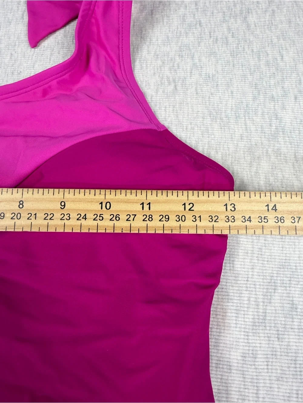 Aqua Couture One Shoulder Colorblock One Piece Swimsuit Size S NWOT Liner Intact